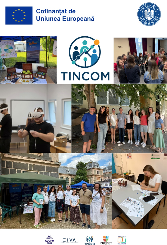 Comunicat pentru finalizarea activităților din cadrul proiectului ,,TINCOM - Strategii pentru dezvoltarea abilităților transversale ale tinerilor în era digitală” înregistrarea la serviciul AJOFM Arad